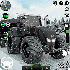 Взломанная Indian Tractor Games Simulator  [МОД Unlocked] - полная версия apk на Андроид