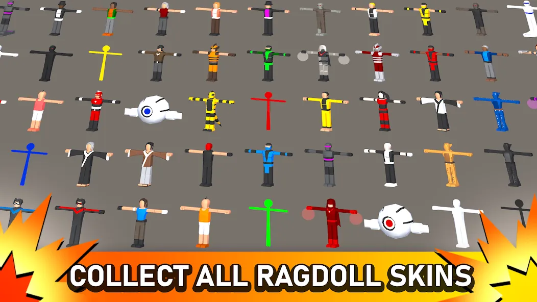 Smashgrounds.io: Ragdoll Arena  [МОД Mega Pack] Screenshot 5