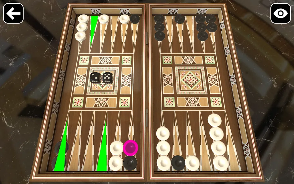 Original Backgammon  [МОД Mega Pack] Screenshot 2