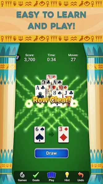 Pyramid Solitaire - Card Games (Пирамида Солитер)  [МОД Меню] Screenshot 4