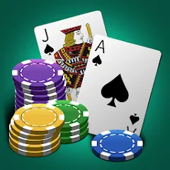 Скачать взломанную World Blackjack King  [МОД Все открыто] - стабильная версия apk на Андроид