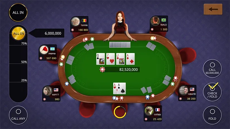 Texas holdem poker king  [МОД Много денег] Screenshot 1