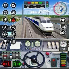 Скачать взломанную City Train Game 3d Train games  [МОД Много монет] - стабильная версия apk на Андроид