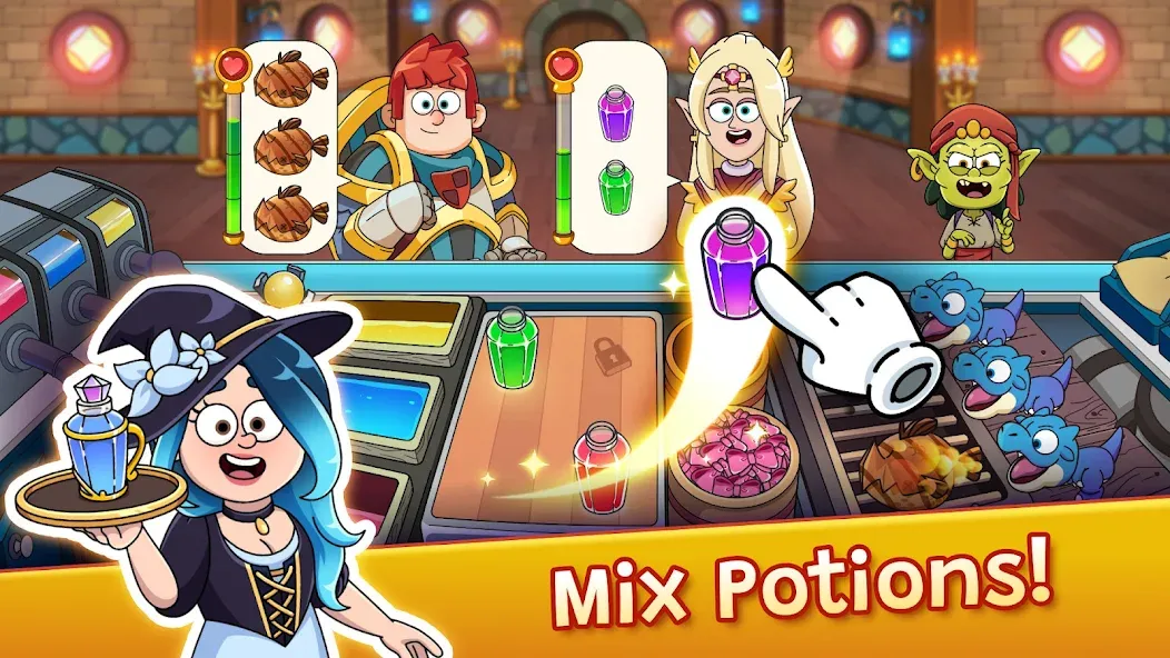 Potion Punch 2: Cooking Quest (Пошен Панч 2)  [МОД Много денег] Screenshot 1