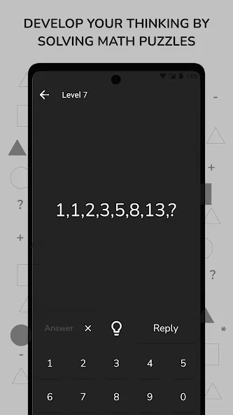 Math Puzzle & Brain Riddles  [МОД Много монет] Screenshot 2