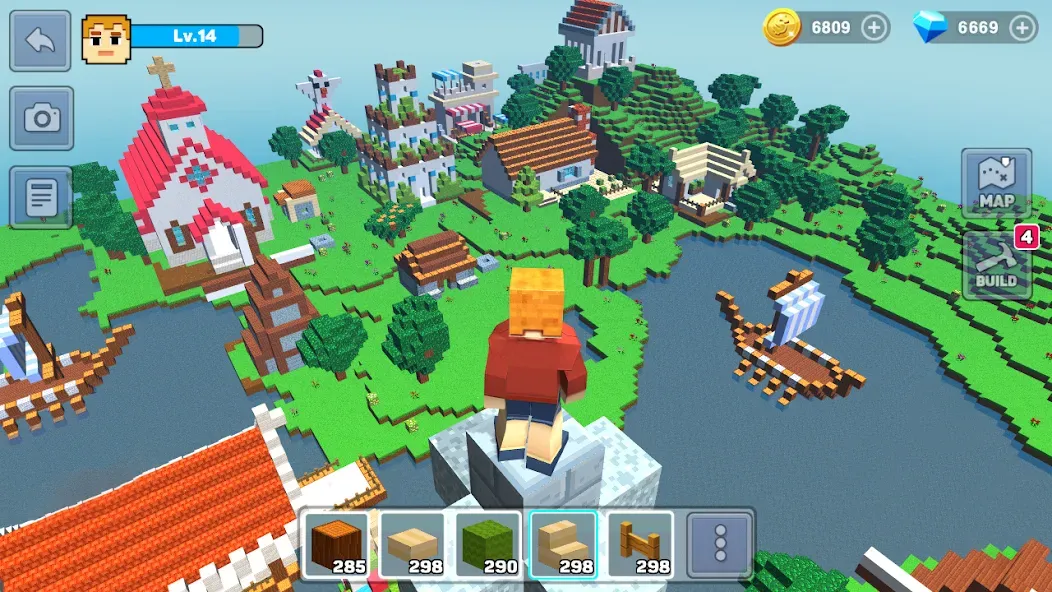 MiniCraft: Blocky Craft 2024 (МиниКрафт)  [МОД Много денег] Screenshot 1