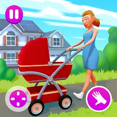 Скачать взломанную Mother Simulator: Family life  [МОД Все открыто] - полная версия apk на Андроид