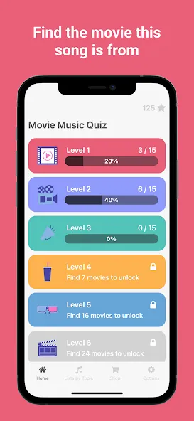 Movie Music Quiz - Blindtest (Муви Мьюзик Квиз)  [МОД Mega Pack] Screenshot 1