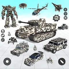 Скачать взлом Tank Robot Game Army Games (армейский танк робот трансформационная игра)  [МОД Бесконечные деньги] - последняя версия apk на Андроид