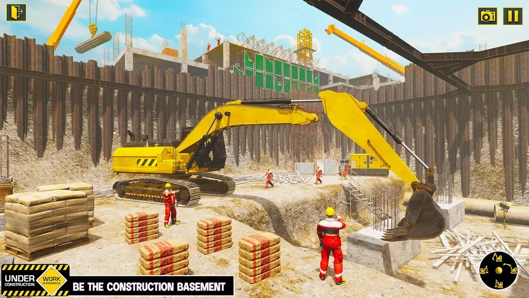 Excavator Simulator Crane Game (Экскаватор Симулятор Кран Игра)  [МОД Много денег] Screenshot 3