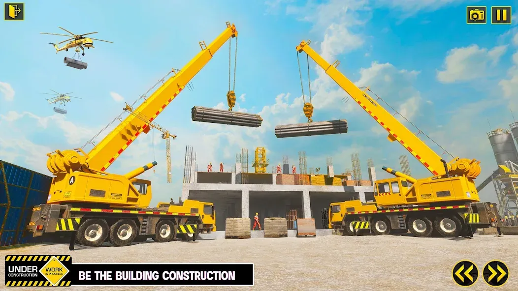 Excavator Simulator Crane Game (Экскаватор Симулятор Кран Игра)  [МОД Много денег] Screenshot 4