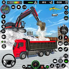 Скачать взлом Excavator Simulator Crane Game (Экскаватор Симулятор Кран Игра)  [МОД Много денег] - стабильная версия apk на Андроид