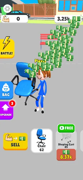 Lifting Hero (Лифтинг герой)  [МОД Unlimited Money] Screenshot 4