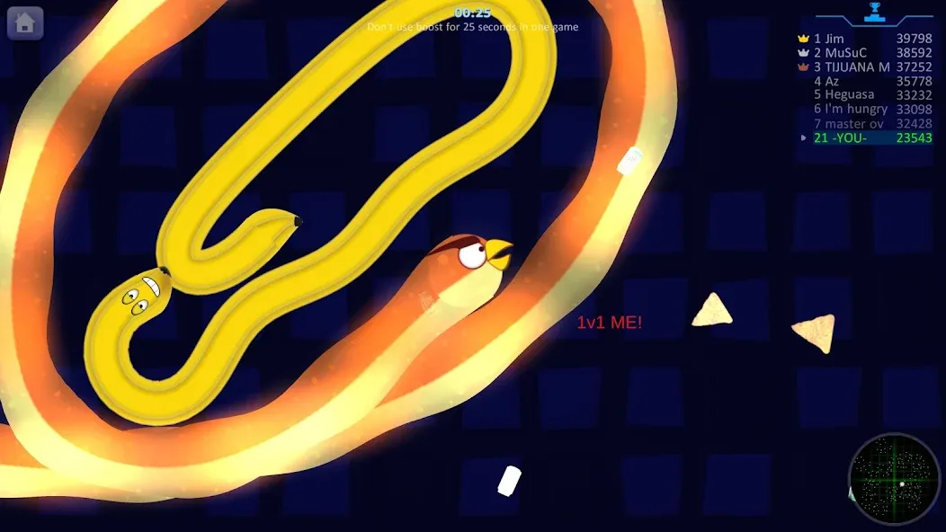 Snake Hunt: Worm io Games Zone  [МОД Много монет] Screenshot 4