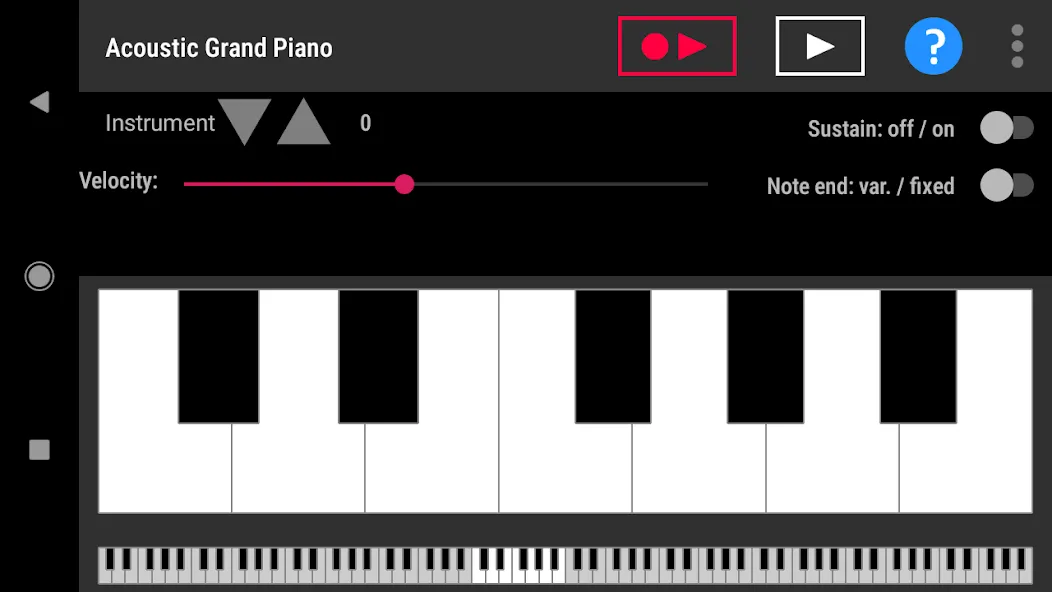 Simple piano with recorder (Симпл пиано с рекордером)  [МОД Menu] Screenshot 4