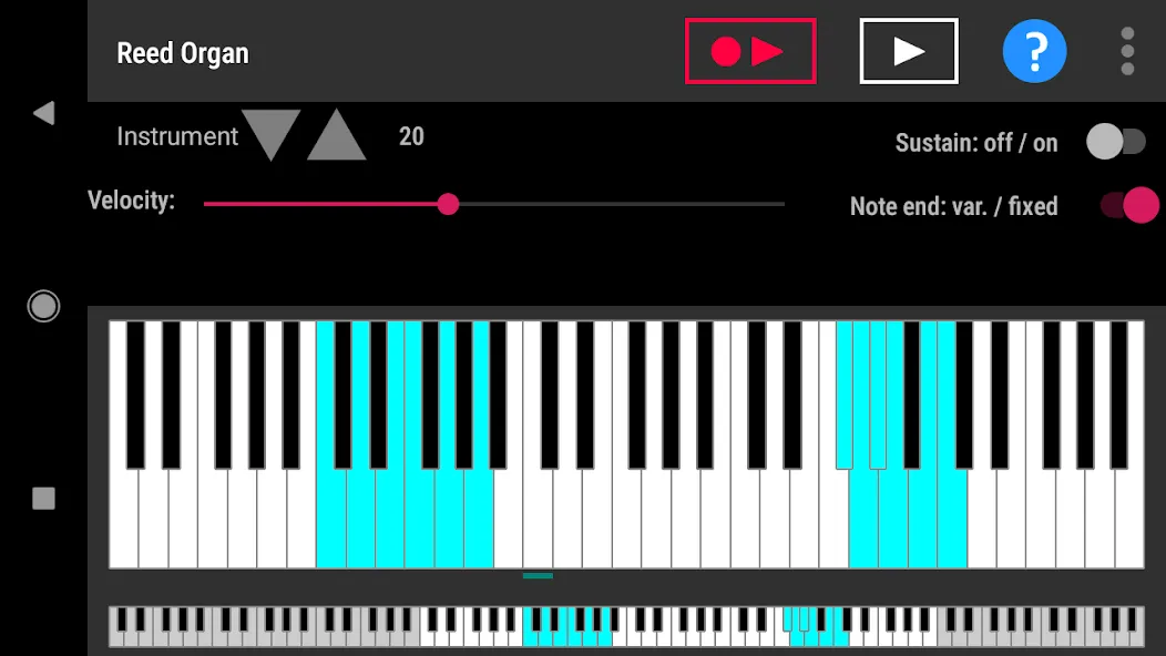 Simple piano with recorder (Симпл пиано с рекордером)  [МОД Menu] Screenshot 5