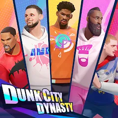 Взломанная Dunk City Dynasty (Данк Сити Династия)  [МОД Много денег] - полная версия apk на Андроид