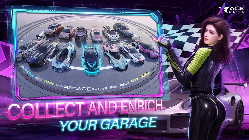 Ace Racer (Эйс Рейсер)  [МОД Menu] Screenshot 2