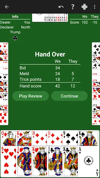 Pinochle - Expert AI (Пиночле)  [МОД Unlocked] Screenshot 3