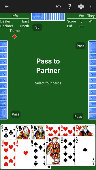 Pinochle - Expert AI (Пиночле)  [МОД Unlocked] Screenshot 4