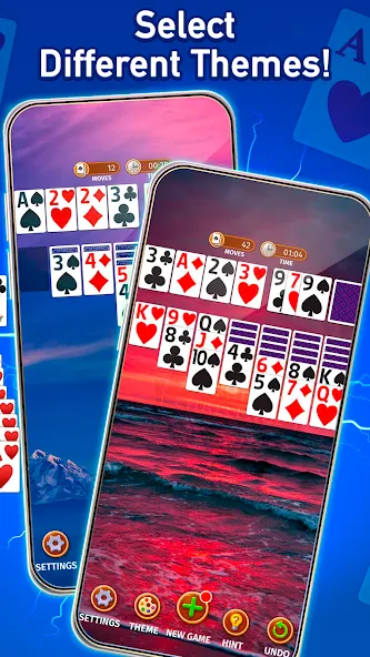 Solitaire: Classic Card Game (Клондайк Солитер)  [МОД Бесконечные деньги] Screenshot 4