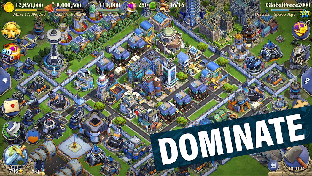 DomiNations (Доминейшнз)  [МОД Menu] Screenshot 1