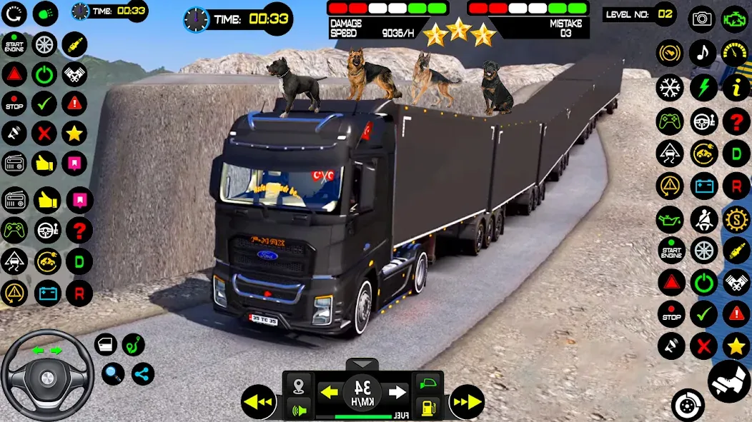 Cargo Truck Driving Truck Game (Ойл трек геймс симулятор 3D)  [МОД Все открыто] Screenshot 2