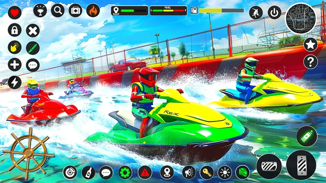 Jetski Boat Racing: Boat Games (Джетски Гонки на лодках)  [МОД Все открыто] Screenshot 2