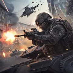 Взломанная Infantry Attack: War 3D FPS (Инфантерийская атака)  [МОД Unlimited Money] - стабильная версия apk на Андроид