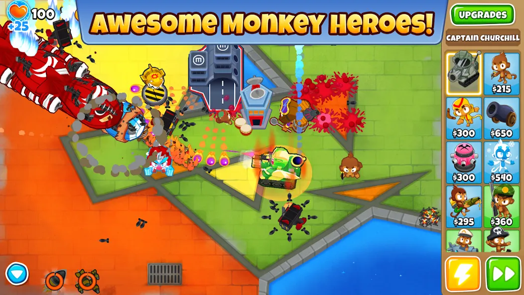 Bloons TD 6 (Блунс ТД 6)  [МОД Unlimited Money] Screenshot 1