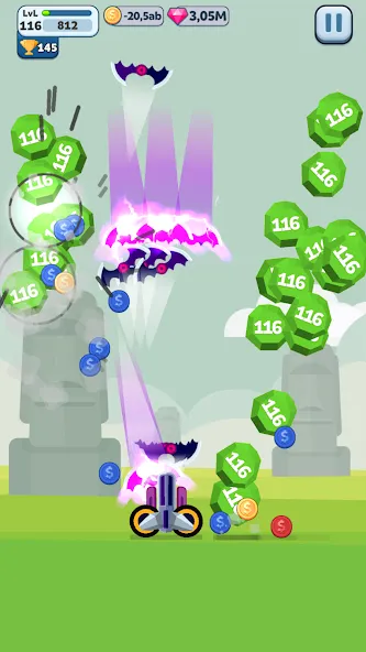 Ball Blast Cannon blitz mania (Балл Бласт Кэннон блиц мания)  [МОД Бесконечные деньги] Screenshot 2