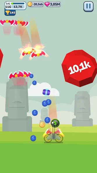 Ball Blast Cannon blitz mania (Балл Бласт Кэннон блиц мания)  [МОД Бесконечные деньги] Screenshot 3