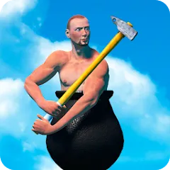 Взломанная Getting Over It (Геттинговерит)  [МОД Много монет] - стабильная версия apk на Андроид