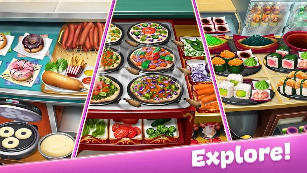 Cooking Fever: Restaurant Game  [МОД Бесконечные монеты] Screenshot 2