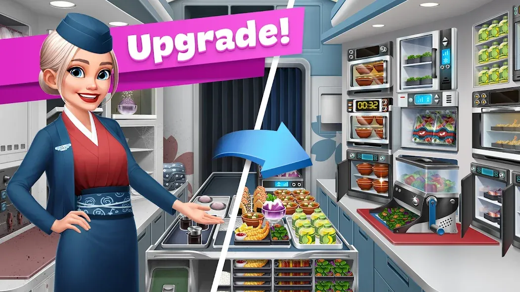 Airplane Chefs - Cooking Game (Эйрплейн Чефз)  [МОД Mega Pack] Screenshot 4