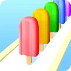 Скачать взломанную Popsicle Stack (Попсикл Стэк)  [МОД Много монет] - стабильная версия apk на Андроид