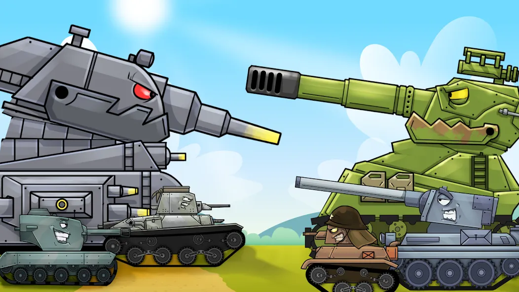 Merge Master Tanks: Tank wars (Мерж Танки)  [МОД Меню] Screenshot 1