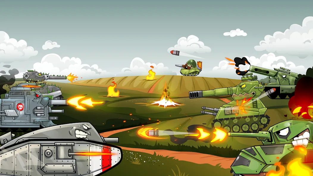 Merge Master Tanks: Tank wars (Мерж Танки)  [МОД Меню] Screenshot 2