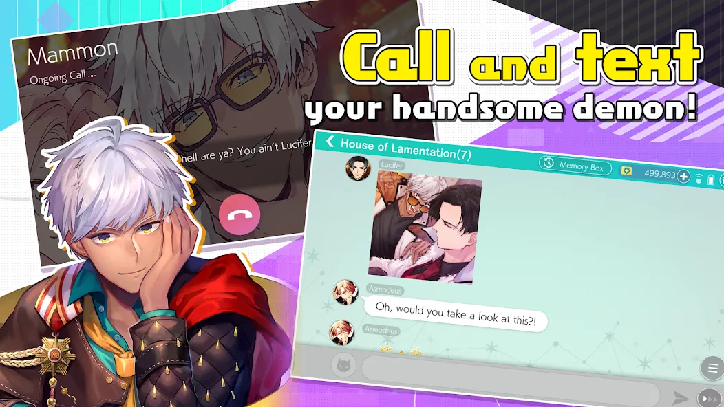 Obey Me! Anime Otome Sim Game  [МОД Бесконечные деньги] Screenshot 1