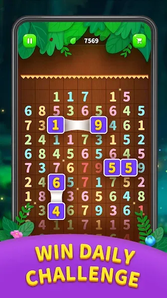 Number Match - Ten Pair Puzzle (Намбер Матч)  [МОД Много денег] Screenshot 4