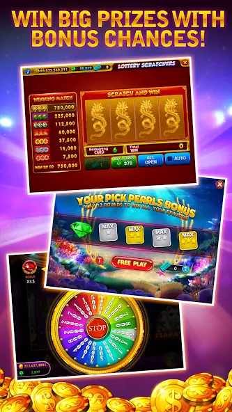 Cash Bay Casino - Slots game (Кэш Бэй Казино)  [МОД Mega Pack] Screenshot 4