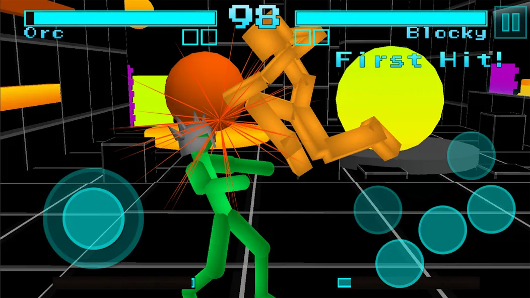 Stickman Fighting Neon Warrior  [МОД Unlimited Money] Screenshot 3