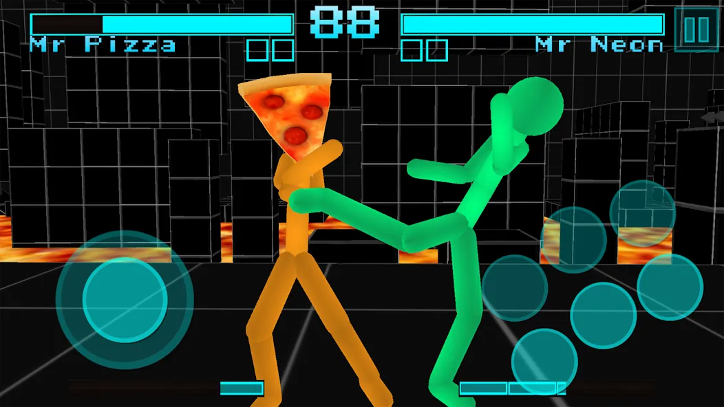 Stickman Fighting Neon Warrior  [МОД Unlimited Money] Screenshot 4