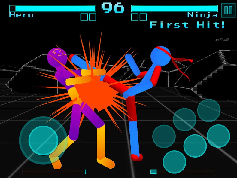 Stickman Fighting Neon Warrior  [МОД Unlimited Money] Screenshot 5