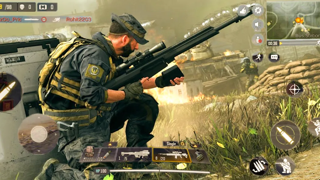 Cover Target: Offline Sniper  [МОД Menu] Screenshot 1