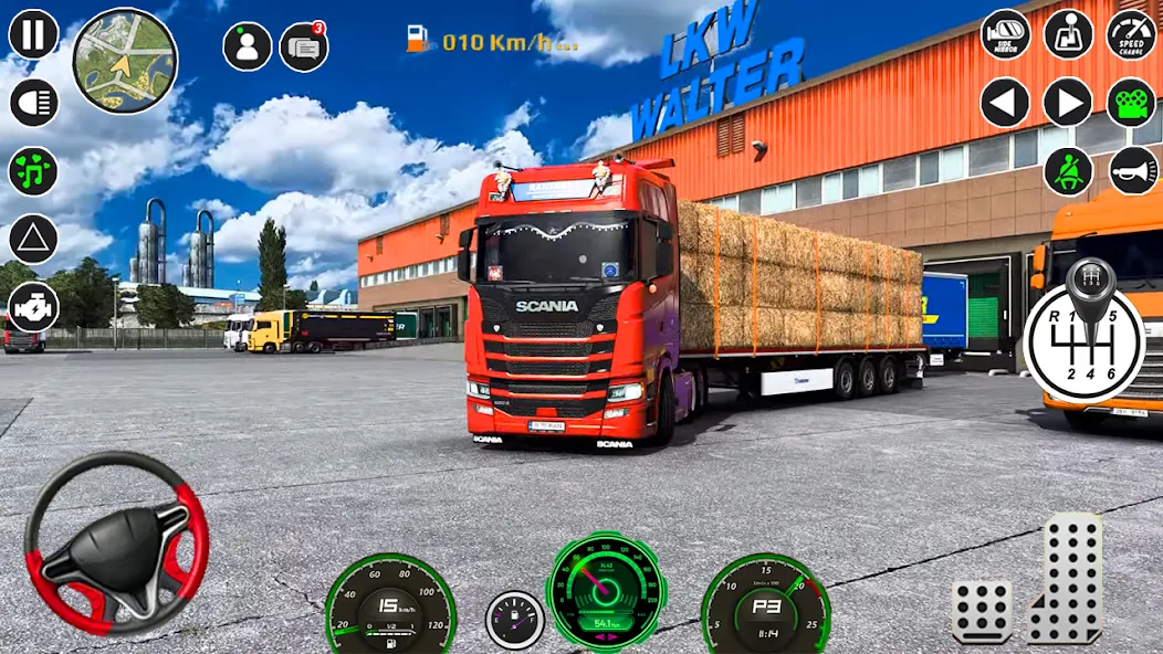 American Cargo City Driving 3D  [МОД Много монет] Screenshot 1