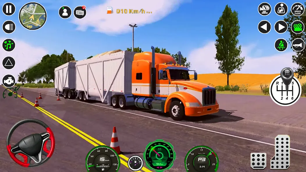 American Cargo City Driving 3D  [МОД Много монет] Screenshot 2