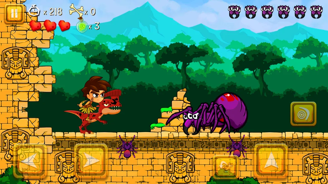 Super Warrior Dino Adventures (Супер Воин Дино Приключения)  [МОД Бесконечные деньги] Screenshot 5