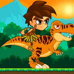 Скачать взломанную Super Warrior Dino Adventures (Супер Воин Дино Приключения)  [МОД Бесконечные деньги] - полная версия apk на Андроид