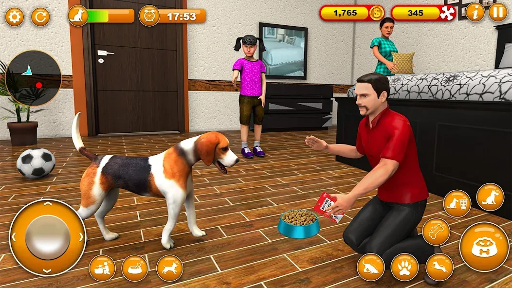 Pet Dog Family Adventure Games  [МОД Unlimited Money] Screenshot 3